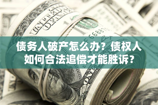 北京债务人破产怎么办？债权人如何合法追偿才能胜诉？