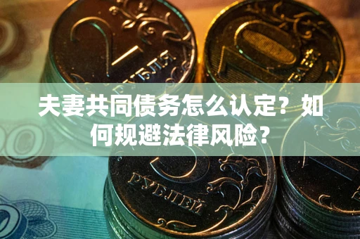 北京夫妻共同债务怎么认定？如何规避法律风险？