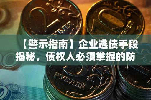 北京【警示指南】企业逃债手段揭秘，债权人必须掌握的防坑宝典