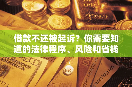 北京借款不还被起诉？你需要知道的法律程序、风险和省钱技巧