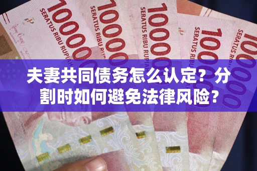 北京夫妻共同债务怎么认定？分割时如何避免法律风险？
